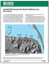 Landslide monitoring in the Atlantic Highlands area, New Jersey